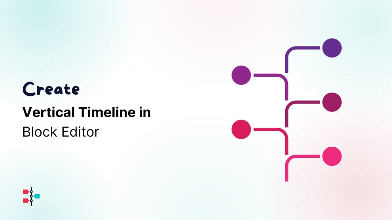 vertical timeline in block editor