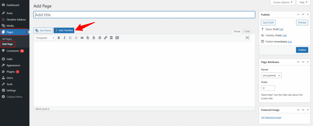add shortcode in classic editor