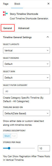 gutenberg editor general settings