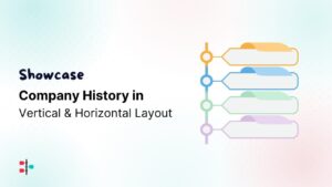vertical and horizontal timeline layout