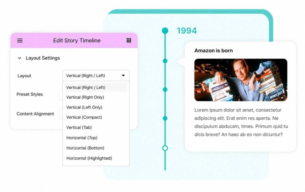 timeline-layouts